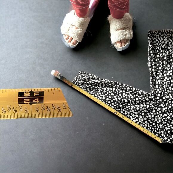 INC l Black ‘n White l Polka Dotted l Sheer Blouse l Long Sleeve l Sheer l 3X - Picture 7 of 12